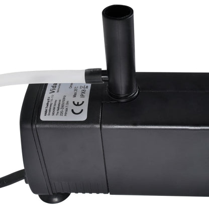 Vidaxl Bomba De Filtro De Acuario Con Carbón Activo 600l / H_2