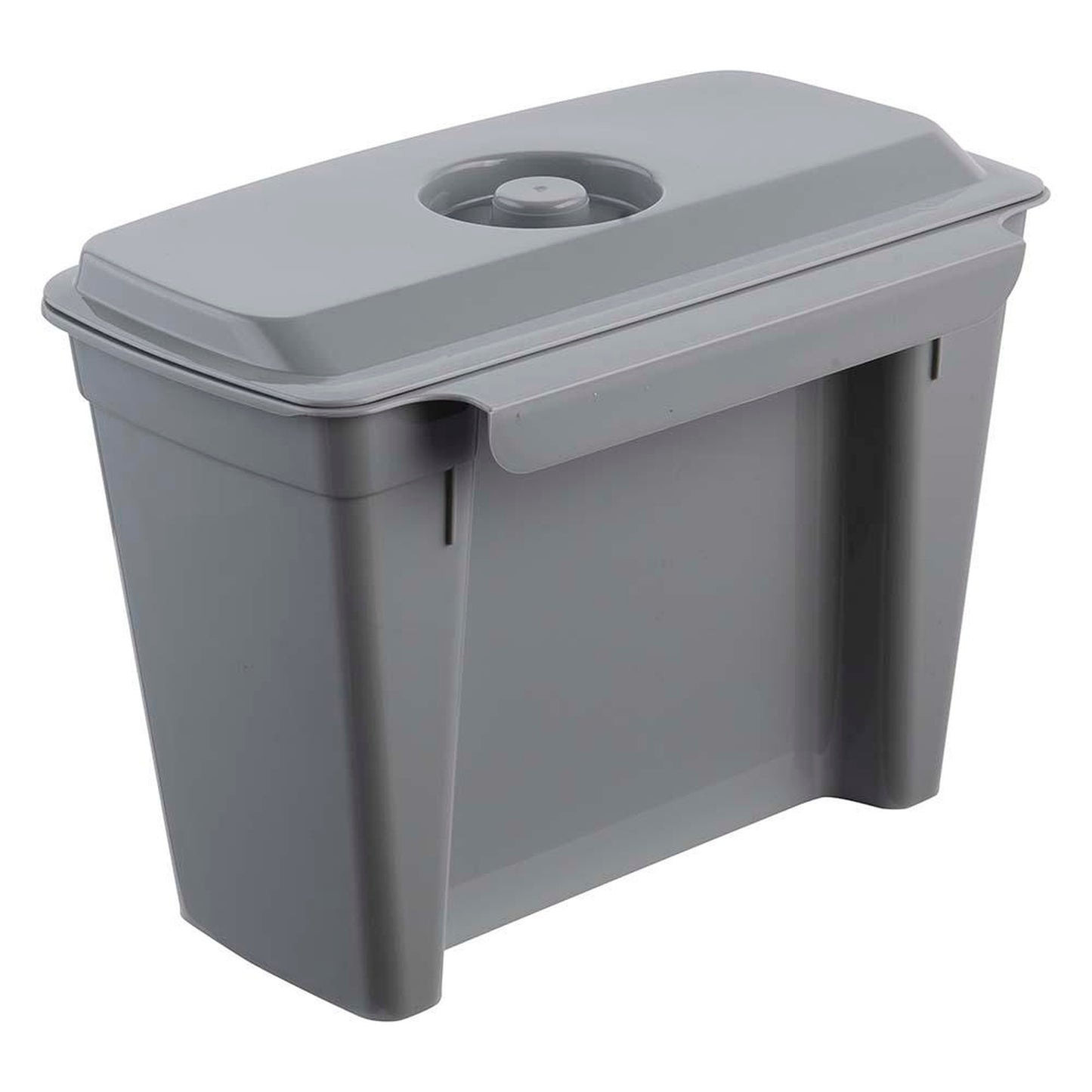 Papelera Colgante Milan, Con Tapa, Gris Nórdico, 4 Litros_1