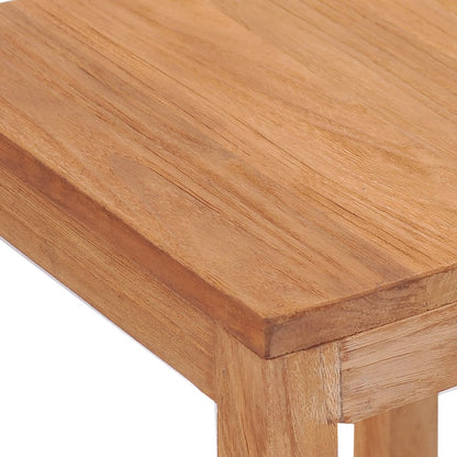 Taburetes De Barra De Cocina 2 Unidades Madera Maciza De Teca_3