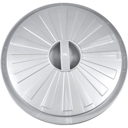 Cubo De Basura / Papelera Polivalente Con Tapa Cerrable, Muy Grande, Plástico Resistente (pp), 50 L, Mats, Plateado