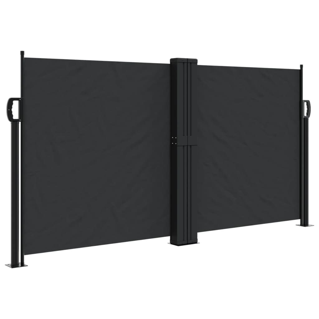 Vidaxl Toldo Lateral Retráctil Negro 120x600 Cm_0