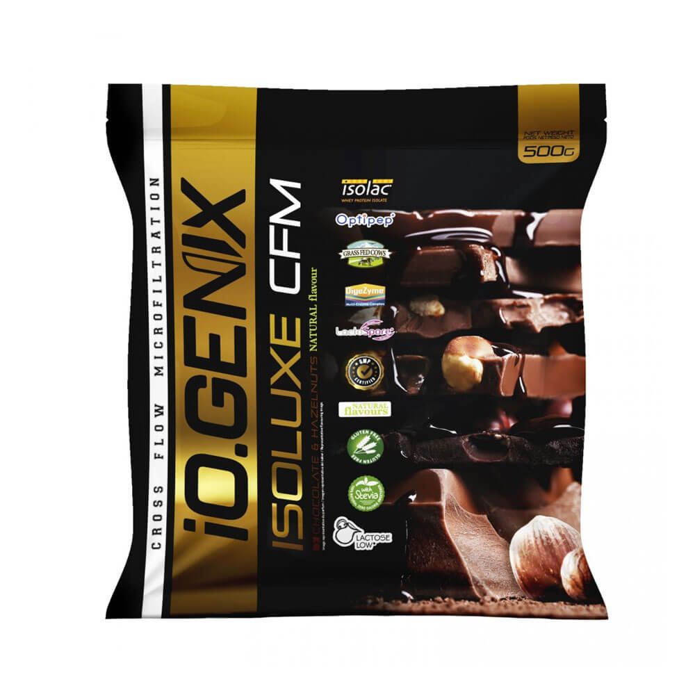 Isoluxe Cfm - 500g - Chocolate Con Avellanas - Proteína De Aislado De Suero Isolate - Io.genix_0