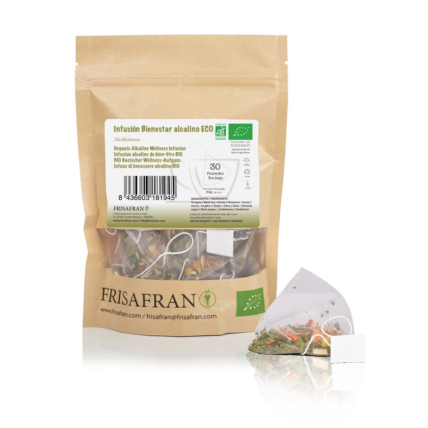 Infusión Bienestar Alcalino Pirámides Ecológica | Frisafran 15 Uds_1