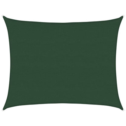 Vidaxl Toldo De Vela Hdpe Verde Oscuro 160 G/m² 6x7 M_0