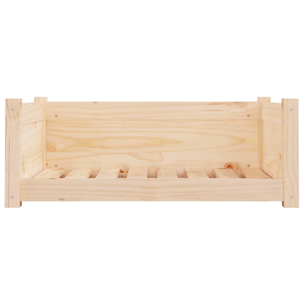 Vidaxl Cama Para Perros Madera Maciza De Pino 75,5x55,5x28 Cm_4