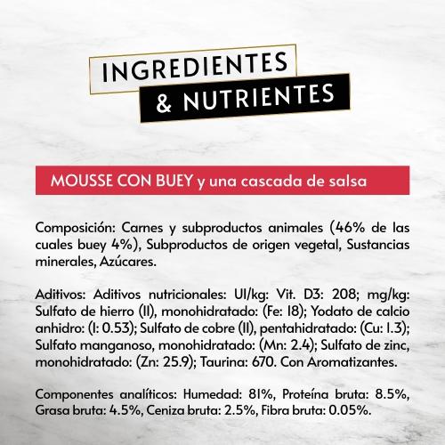 Pack 6 x GOURMET REVELATIONS Mousse Ternera  (4 x 57 g)