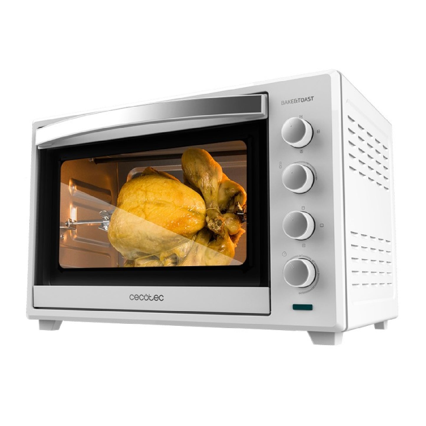Cecotec Horno De Sobremesa De Convección Bake&toast 6000 White Gyro. 2000 W Capacidad 60 L 12 Funciones Combinables Rust_0