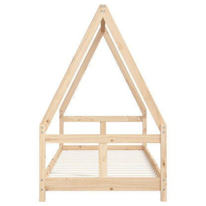 Vidaxl Estructura De Cama Para Niños Madera Maciza De Pino 80x200 Cm_3