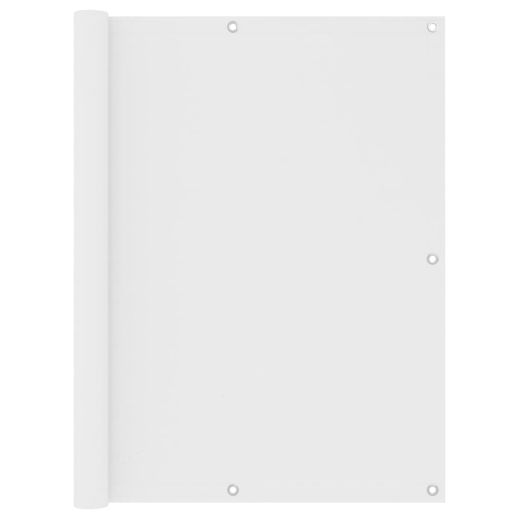 Vidaxl Toldo Para Balcón Tela Oxford Blanco 120x600 Cm_0