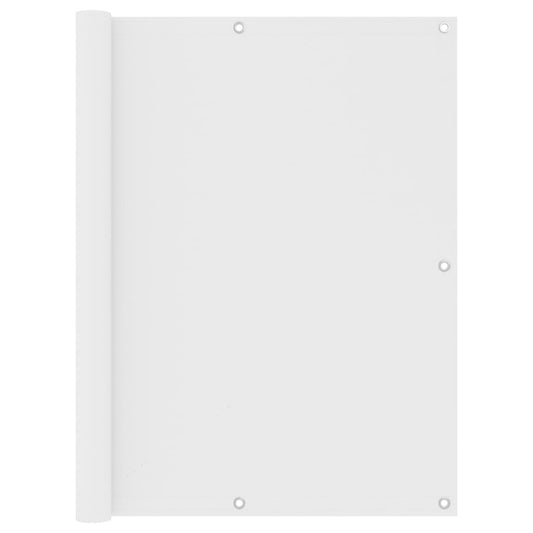 Vidaxl Toldo Para Balcón Tela Oxford Blanco 120x600 Cm_0