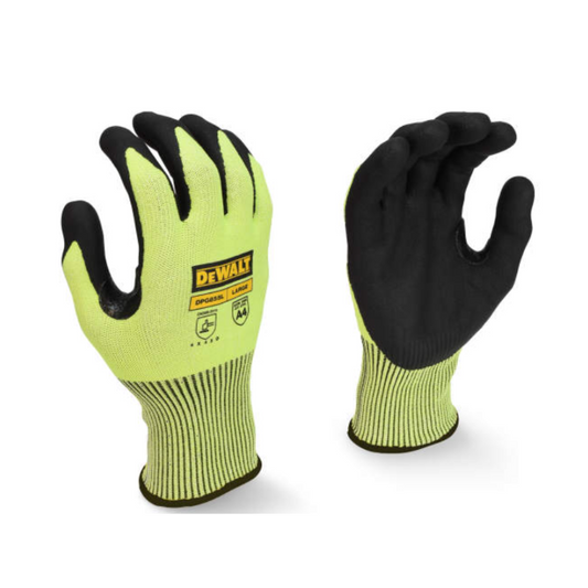 Guantes De Protección Dewalt Hi-vis Cut Grip T-l_0