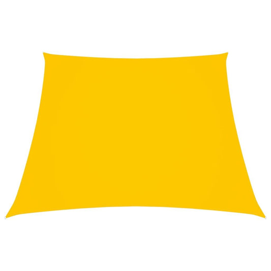 Vidaxl Toldo De Vela Tela Oxford Trapecio Amarillo 2/4x3 M_0