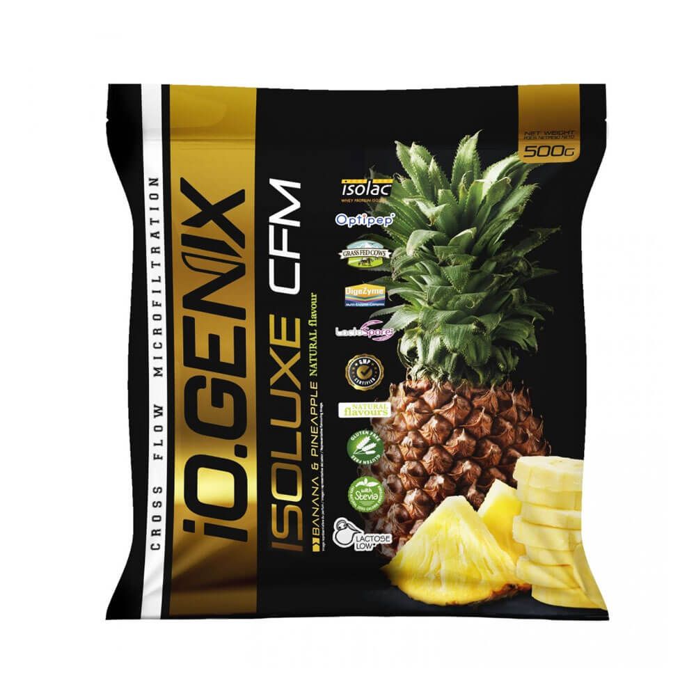 Isoluxe Cfm - 500g - Platano Y Piña - Proteína De Aislado De Suero Isolate - Io.genix_0