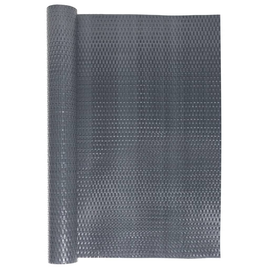Toldo Para Balcón Ratán Sintético Gris Antracita 1000x100 Cm / Vetonek_0
