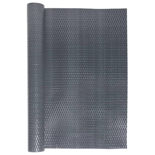 Toldo Para Balcón Ratán Sintético Gris Antracita 1000x100 Cm / Vetonek_0