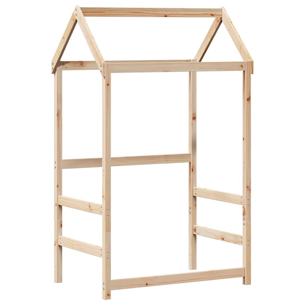 Techo De Cama Infantil Madera Maciza Pino 98x70x176,5 Cm_0