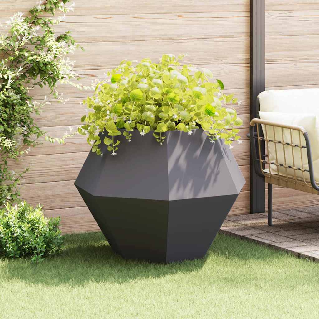 Jardinera Negro 100 X 100 X 80 Cm Acero_1