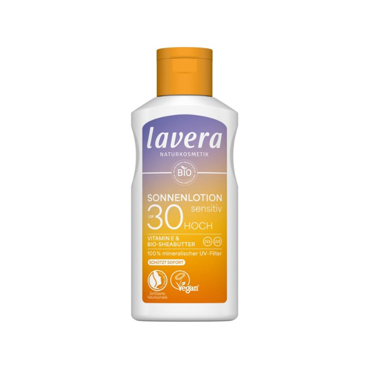 Loción solar Sensitive SPF 30 Lavera 100 ml