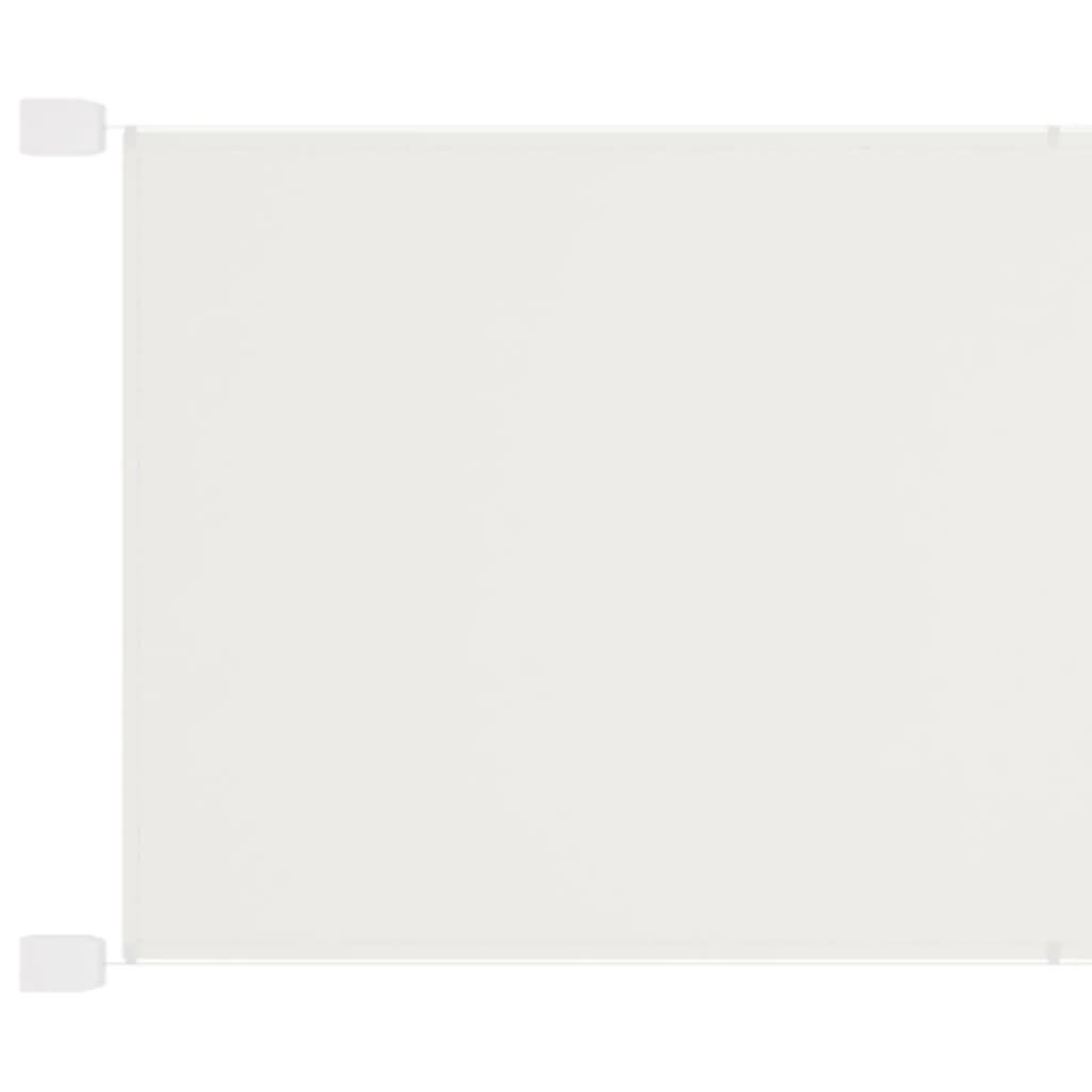 Vidaxl Toldo Vertical Blanco 100x600 Cm Tela Oxford_0