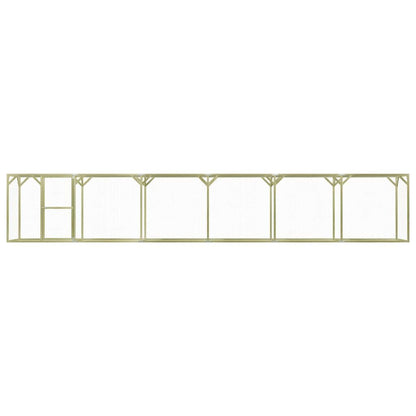 Vidaxl Gallinero De Madera De Pino Impregnada 1,5x9x1,5 M_1