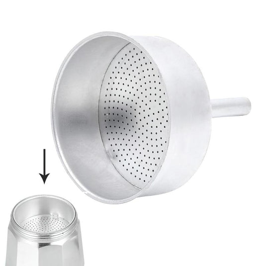 Embudo Cafetera Aluminio Classic / Inducción 12 Tazas_0