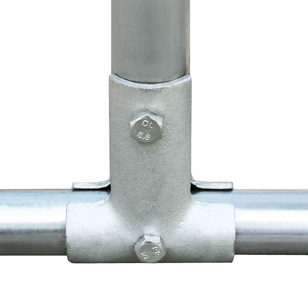 Perrera De Exterior De Acero Galvanizado 6x6x1 M_5