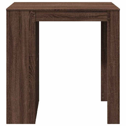 Mesa Alta De Bar Madera Ingeniería Marrón Roble 102x70x103,5 Cm_3