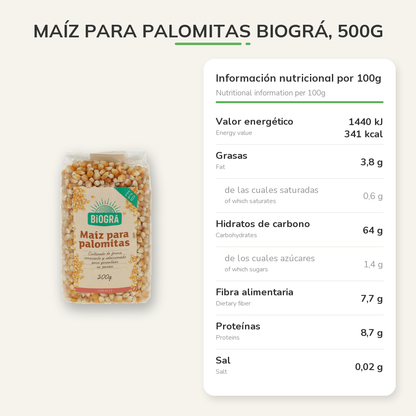 Información nutricional