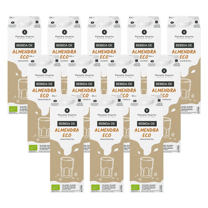 Pack 12x Bebida de Almendra Eco Planeta Huerto 1L