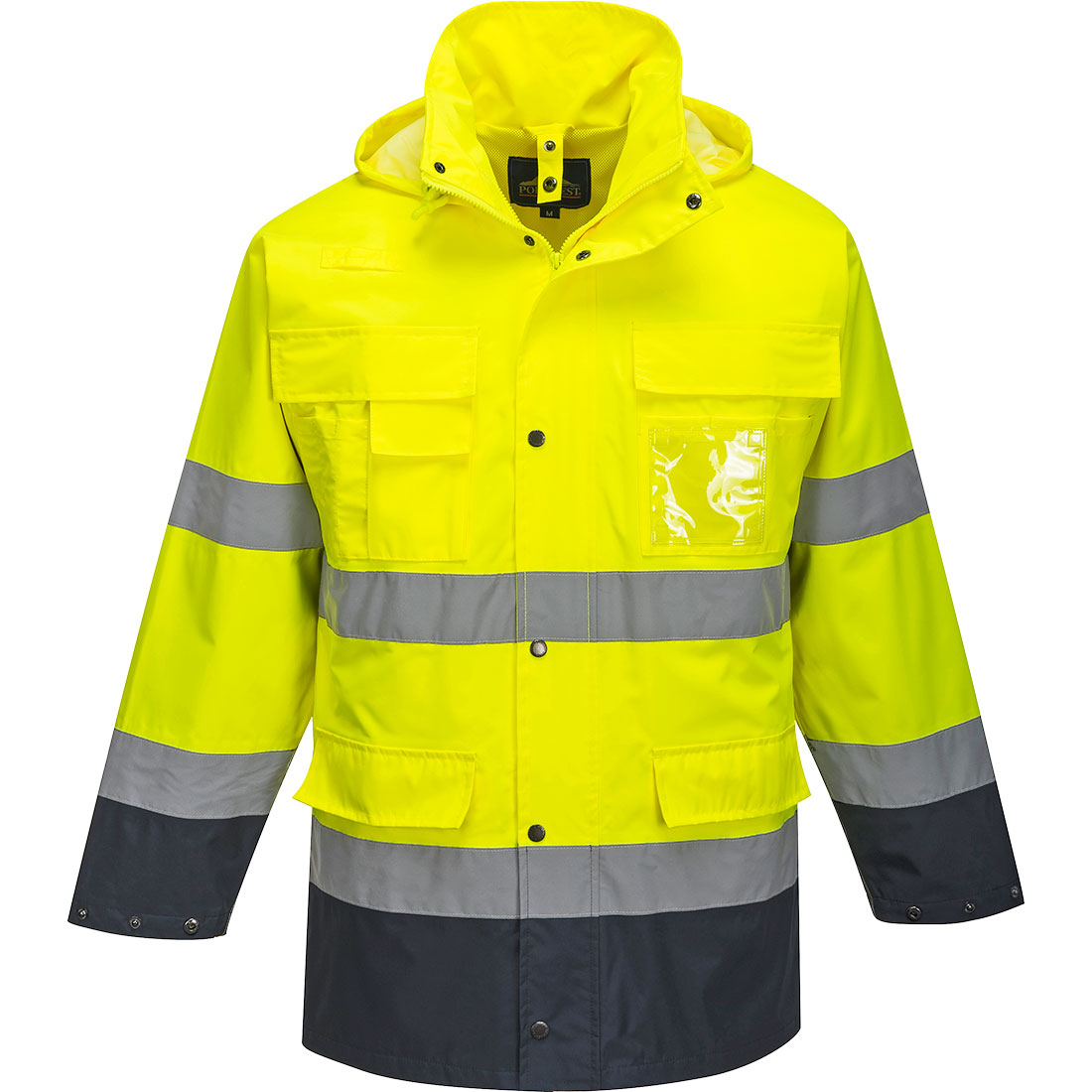 Chaqueta Bicolor De Alta Visibilidad 3 En 1 Lite Para Profesionales / L / Amarillo-marino_1