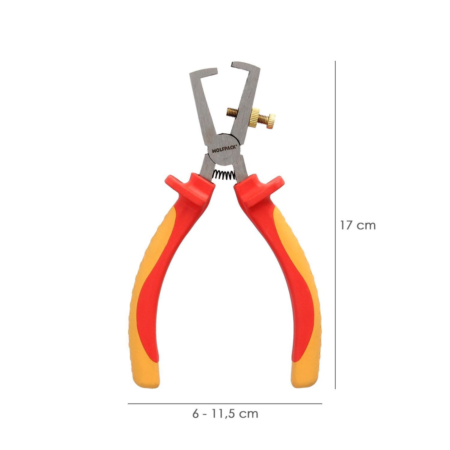 Alicates Pelacables 150 Mm. Mangos Aislados Acero Cromo Vanadio Pelacables, Corta Cables, Pelador Cables_1