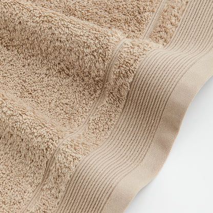 Juego De Toallas De Baño 3 Piezas: Tocador, Lavabo Y Sabana - 100% Algodón, 500 Gr Beige_1