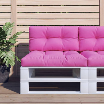 Vidaxl Cojín Para Palés Tela Rosa 80x40x12 Cm_1