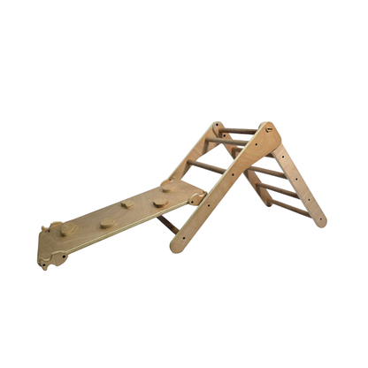 Triángulo Pikler + Rampa De Presas. Encerado Ecológico_1