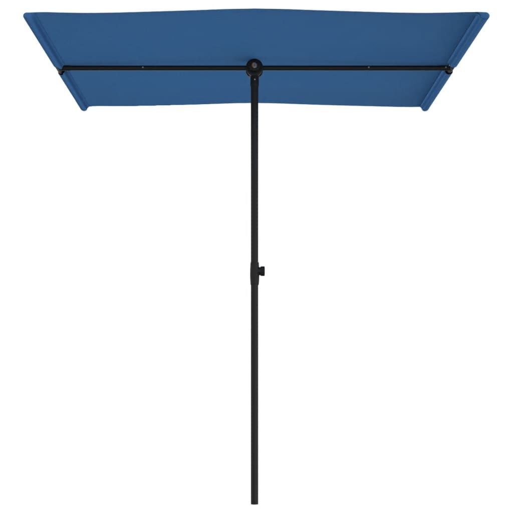 Vidaxl Sombrilla De Jardín Con Palo De Aluminio Azul Azure 180x110 Cm_3