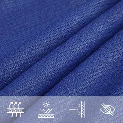 Vidaxl Toldo De Vela Cuadrado Hdpe Azul 160 G/m² 6x6 M_4