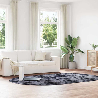 Vidaxl Alfombra De Pelo Largo Navarra Gris Oscuro 300x200 Cm Poliéster_1
