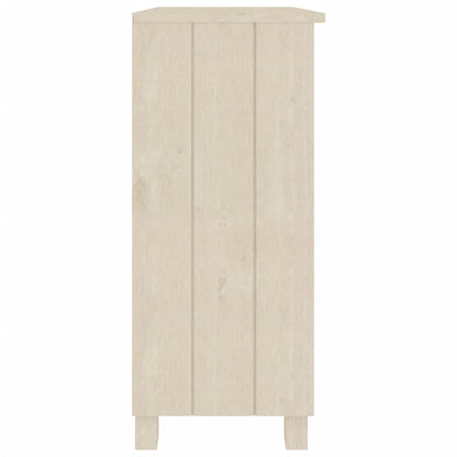 Aparador Hamar Madera De Pino Maciza Marrón Miel 85x35x80 Cm / Vetonek_1