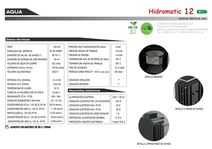 Bricosol Estufa De Pellets Hidromatic 12 De Ferlux_4