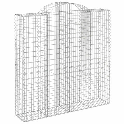 Cestas De Gaviones 7 Uds Forma De Arco Hierro 200x50x200/220 Cm_2