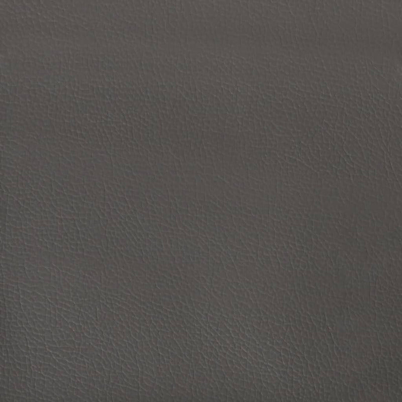Vidaxl Cojines Decorativos 2 Uds Cuero Sintético Gris 40x40 Cm_5