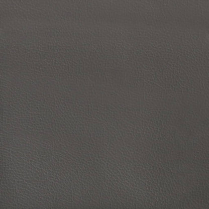 Vidaxl Cojines Decorativos 2 Uds Cuero Sintético Gris 40x40 Cm_5