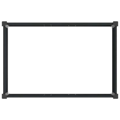 Arriate Elevado Negro 150 X 100 X 91 Cm Wpc Y Aluminio_4