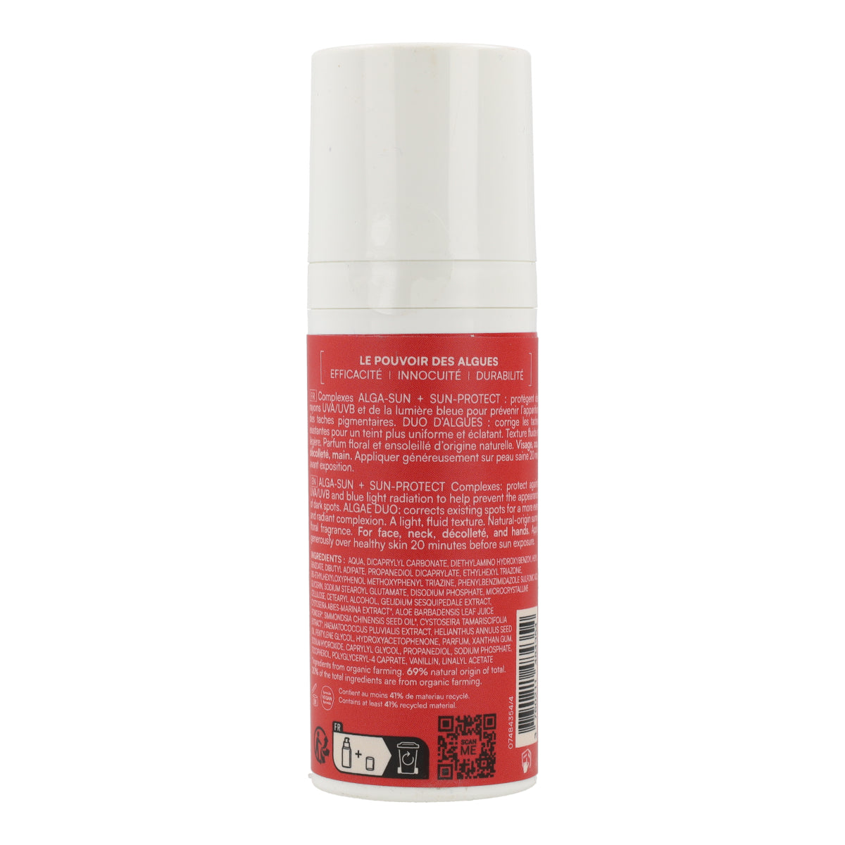 Fluido facial sensorial antimanchas spf50+ Lab Biarritz 50 ml
