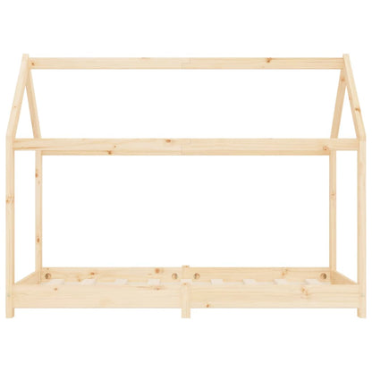 Estructura De Cama Infantil De Madera Maciza De Pino 70x140 Cm / Vetonek_5