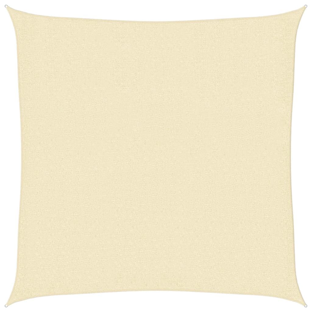 Vidaxl Toldo De Vela Cuadrado Hdpe 2x2 M Crema_0