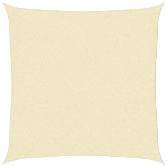 Vidaxl Toldo De Vela Cuadrado Hdpe 2x2 M Crema_0
