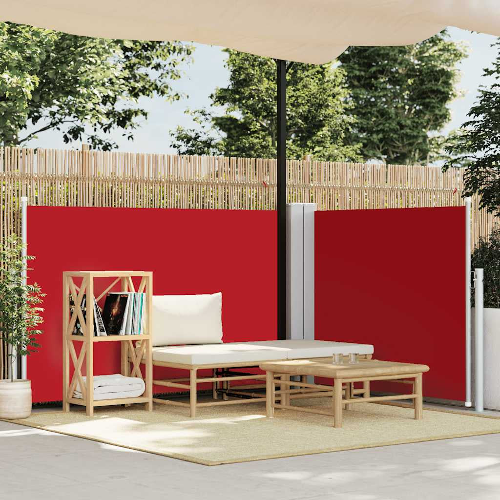 Vidaxl Toldo Lateral Retráctil Rojo 100x600 Cm_1