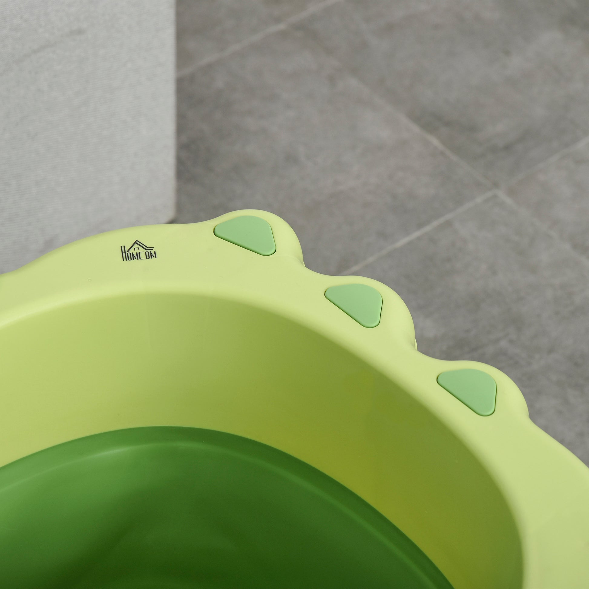 Homcom Bañera Plegable Para Bebé 0-6 Años Patas Antideslizantes 75,3x55,4x43 Cm_3