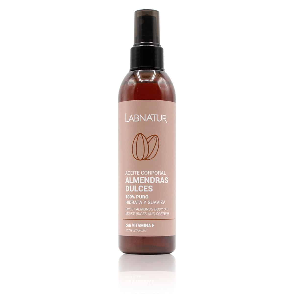 Aceite Corporal de Almendras Dulces Labnatur 200 ml | Hidrata y Suaviza | Piel Seca, Estrías y Cabello_0